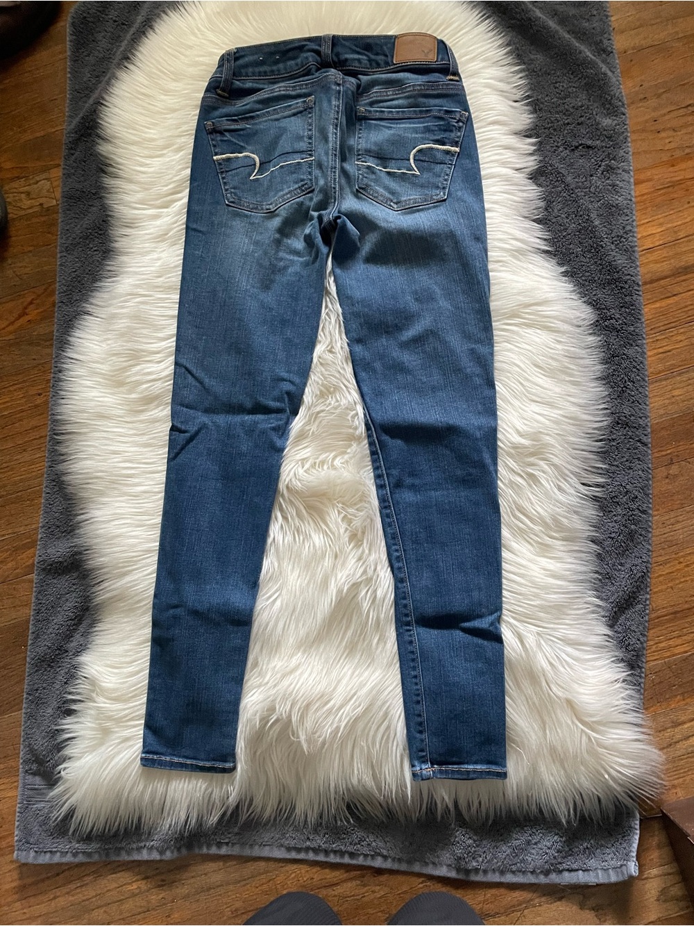 American Eagle Outfitters Dark Blue Skinny Jeans